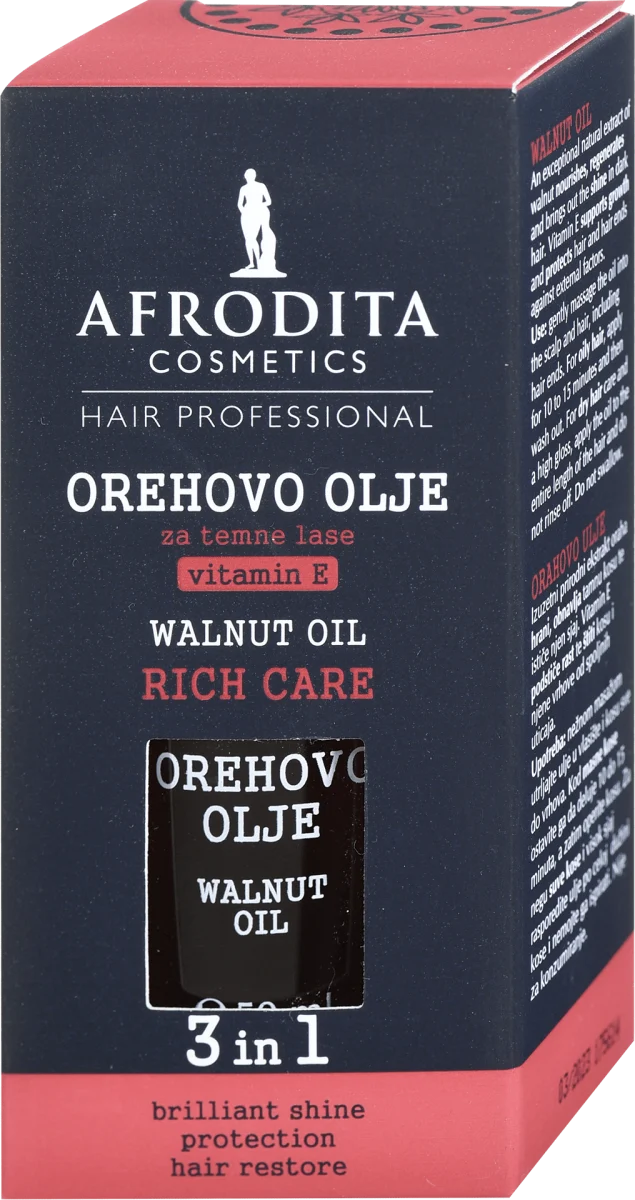 Orahovo ulje, za tamnu kosu, 50 ml