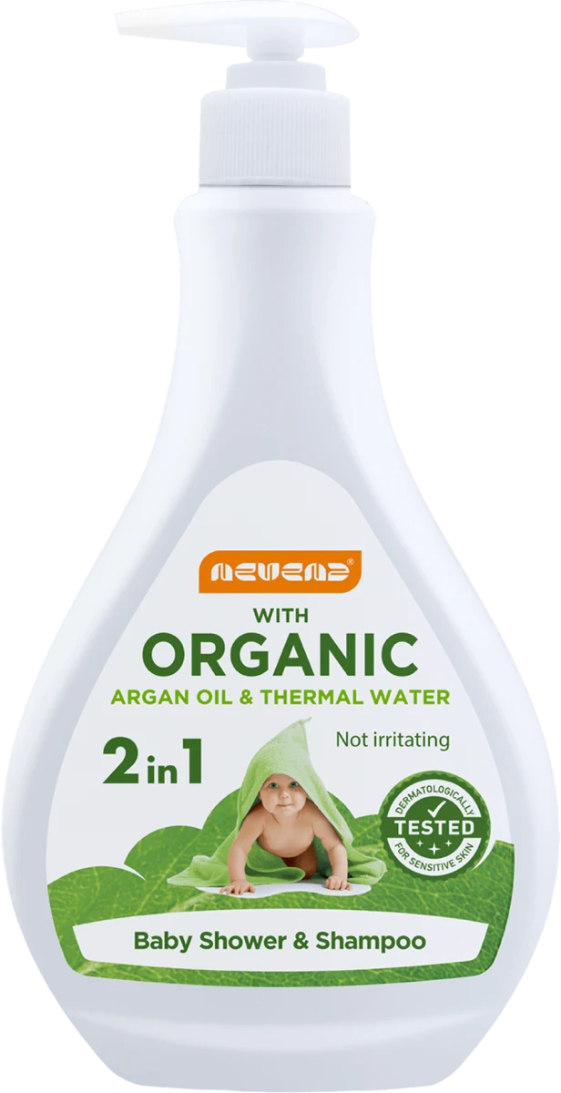 ORGANIC 2in1 - Kupka i šampon za bebe, 400 ml
