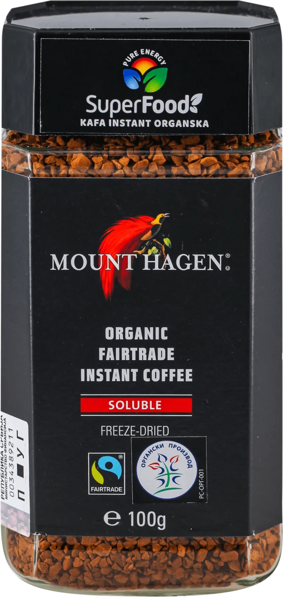 ORGANIC FAIRTRADE INSTANT kafa, 100 g