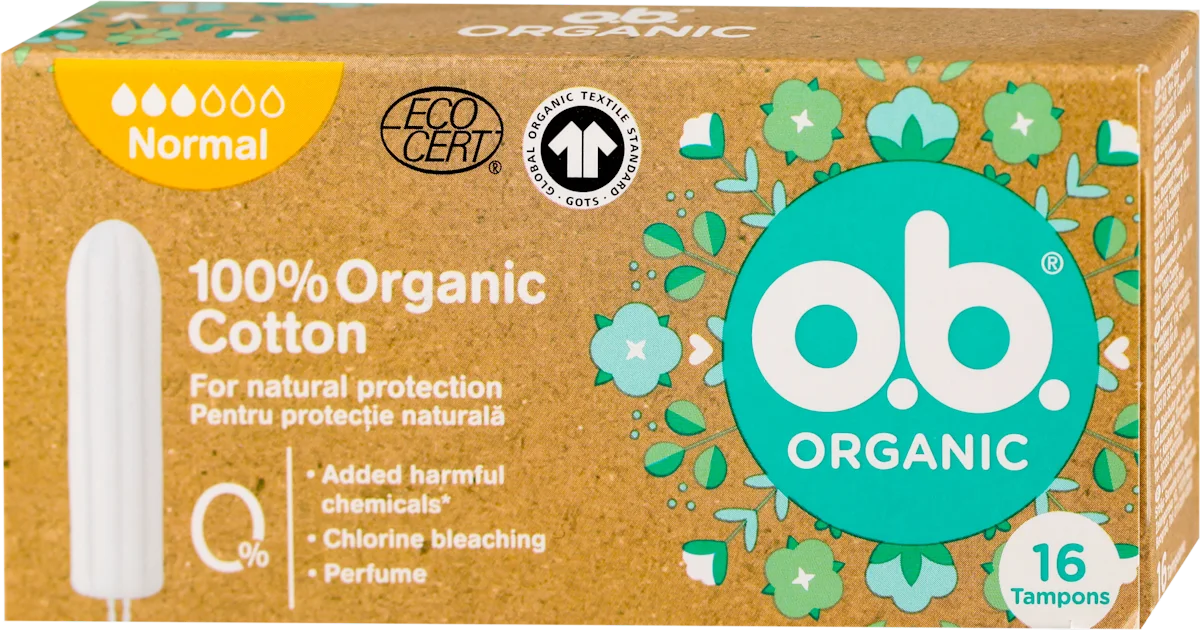 Organic Normal - tamponi, 16 kom