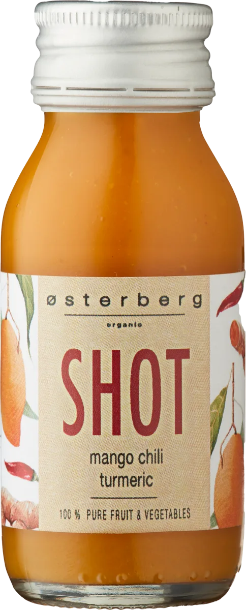ORGANIC SHOT - mango, čili i kurkuma, 60 ml
