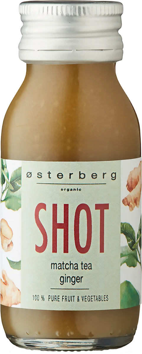 ORGANIC SHOT - matcha & đumbir, 60 ml