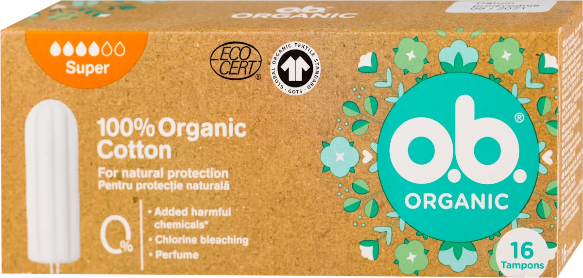 Organic Super - tamponi, 16 kom