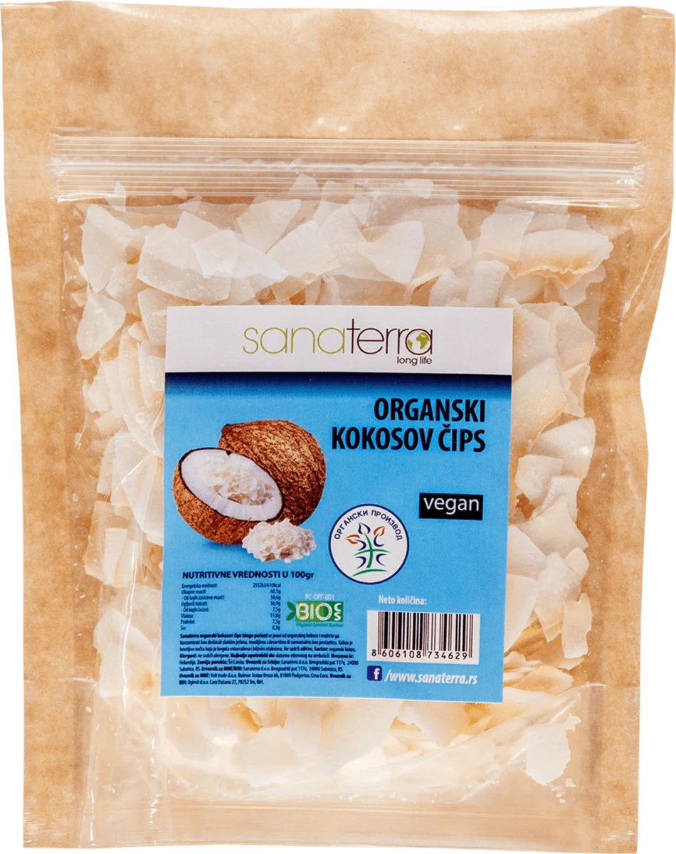ORGANSKI KOKOSOV ČIPS, 50 g