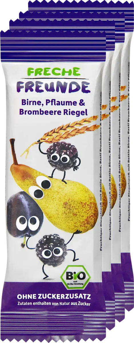 Organski musli bar od kruške, šljive i kupine,..., 92 g
