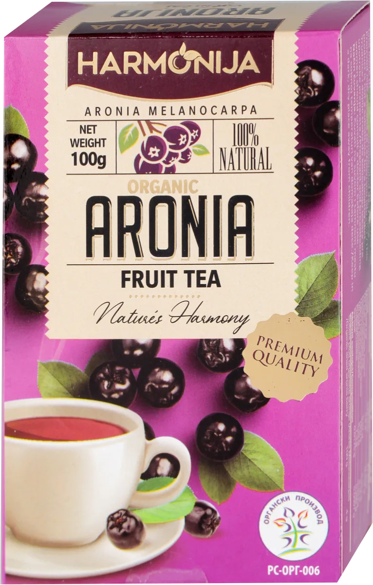 Organski voćni čaj aronija, 100 g