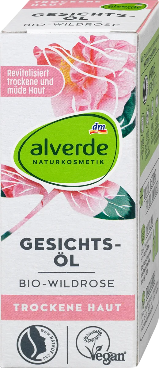Organsko ulje za lice - divlja ruža, 15 ml