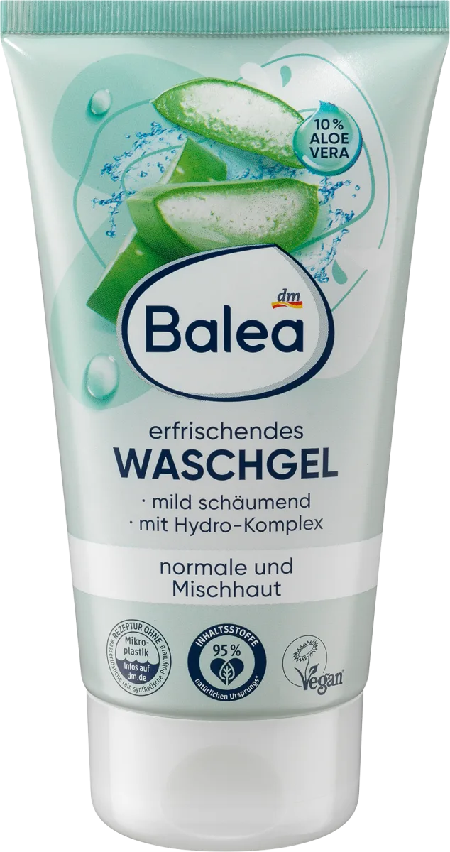 Osvežavajući gel za umivanje aloe vera, 150 ml