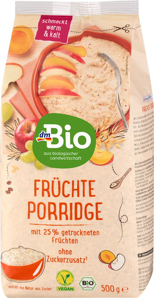 Ovsena kaša sa voćem, 500 g