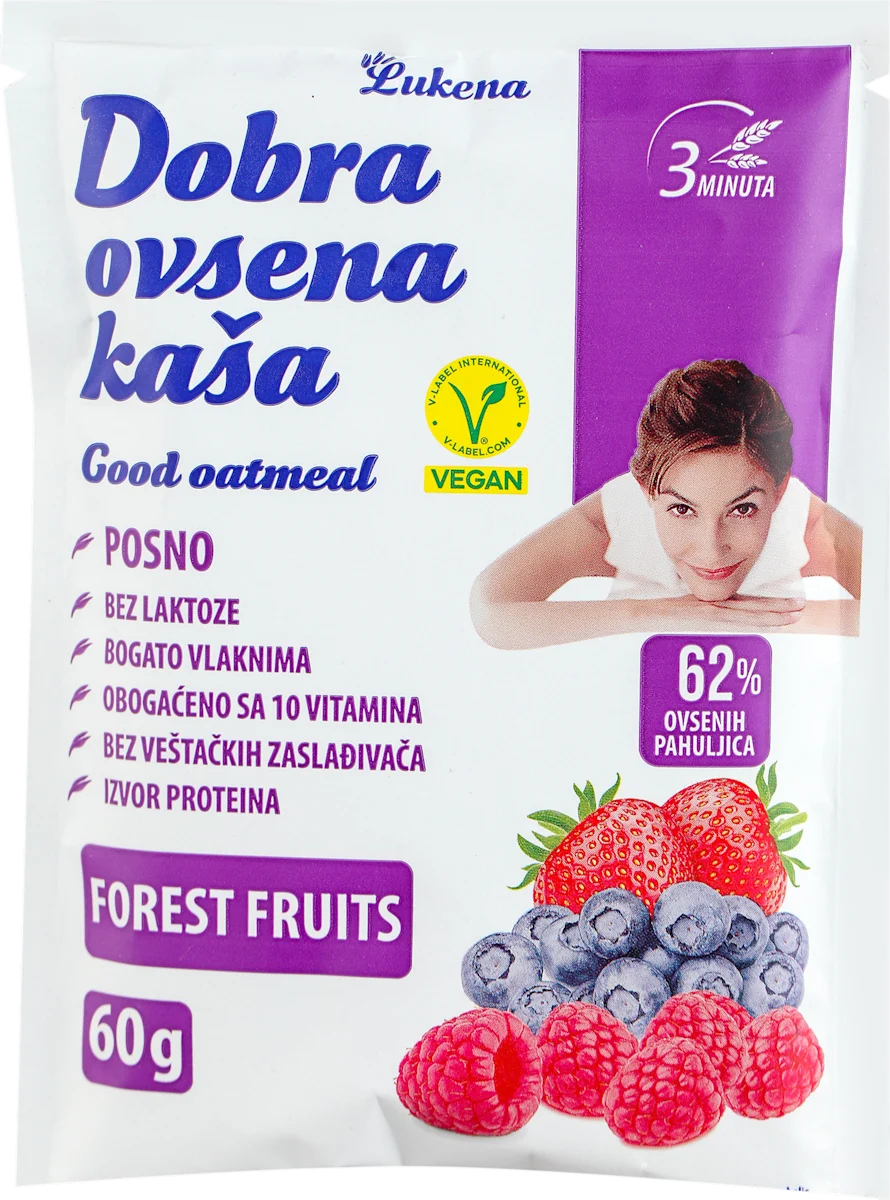 Ovsena kaša - šumsko voće, 60 g