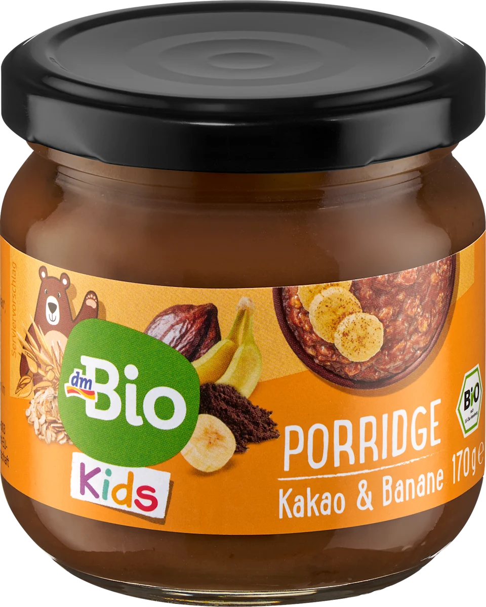Ovseno-speltina kaša sa bananom i kakaom, od 3...., 170 g