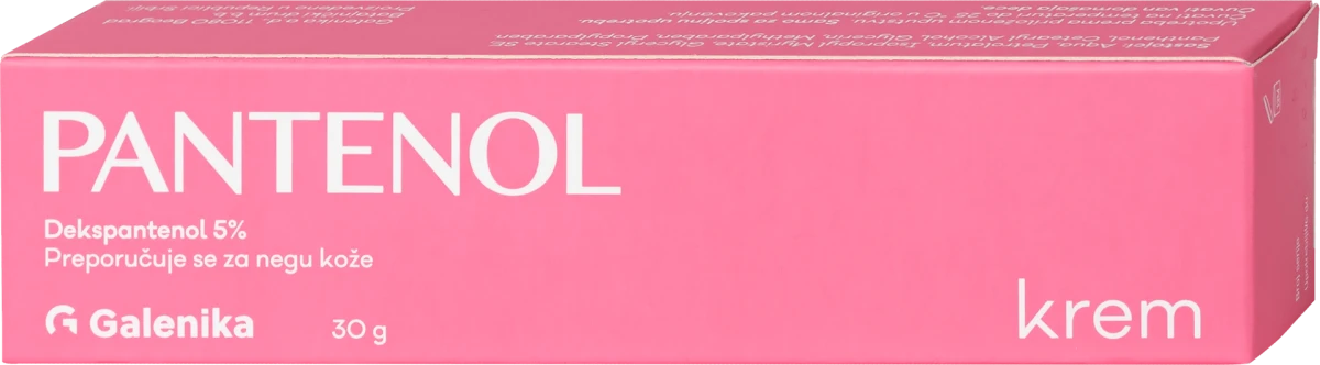 PANTENOL krema - dekspantenol 5%, 30 g
