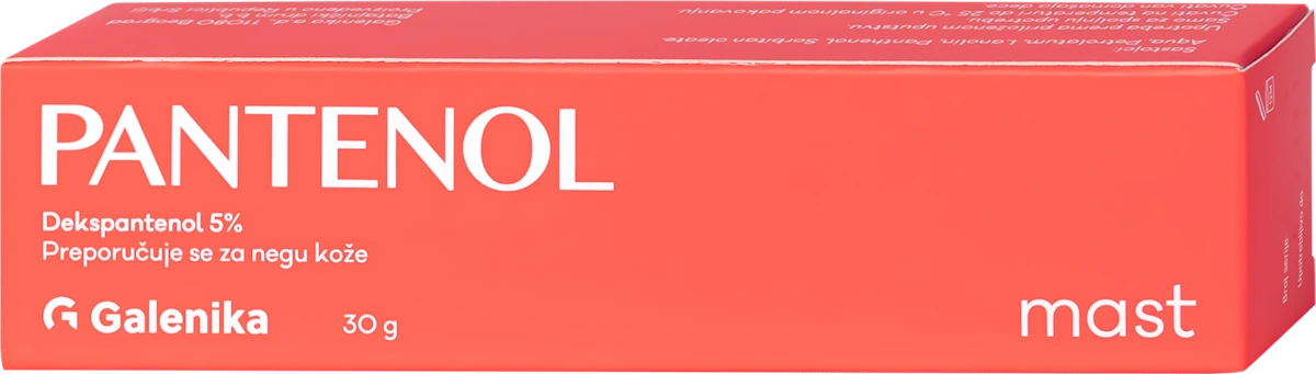 PANTENOL mast - dekspantenol 5%, 30 g
