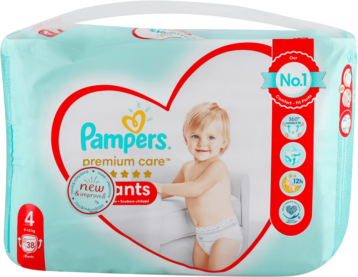 pants, pelene-gaćice vel. 4 ( 9-15 kg), 38 kom