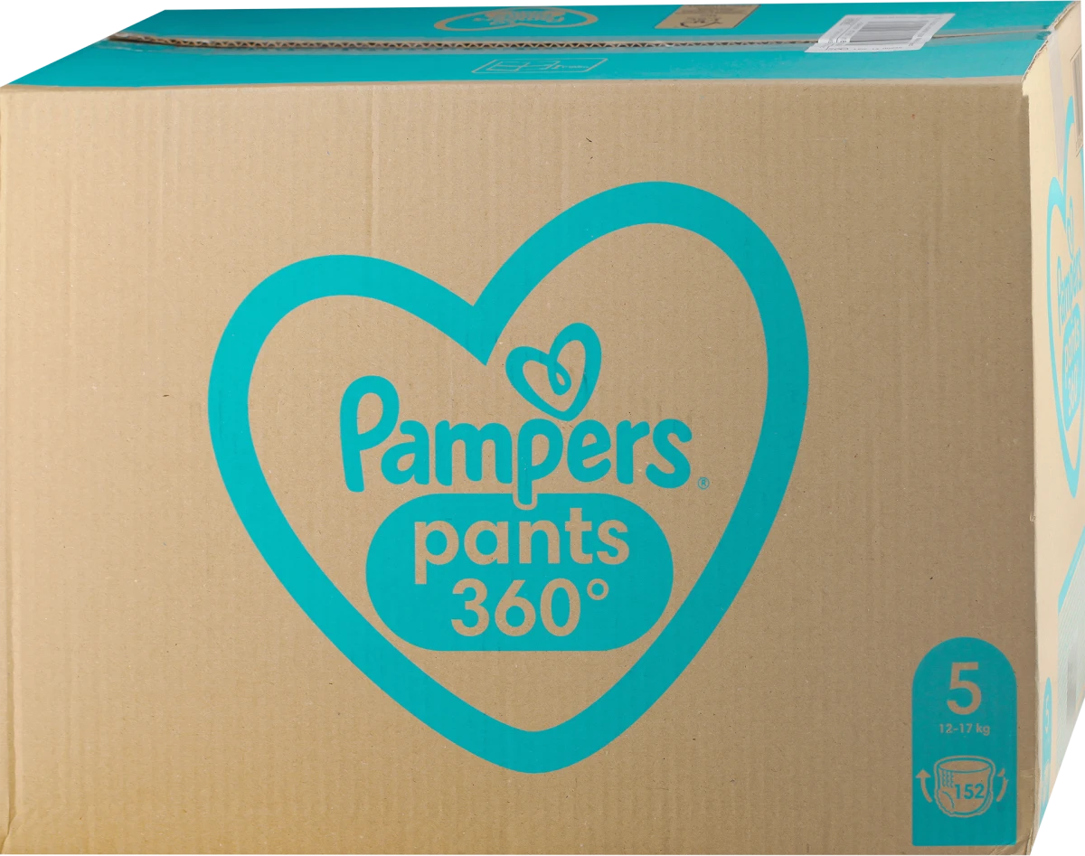 Pants, pelene gaćice, veličina 5 (12- 17 kg), 152 kom