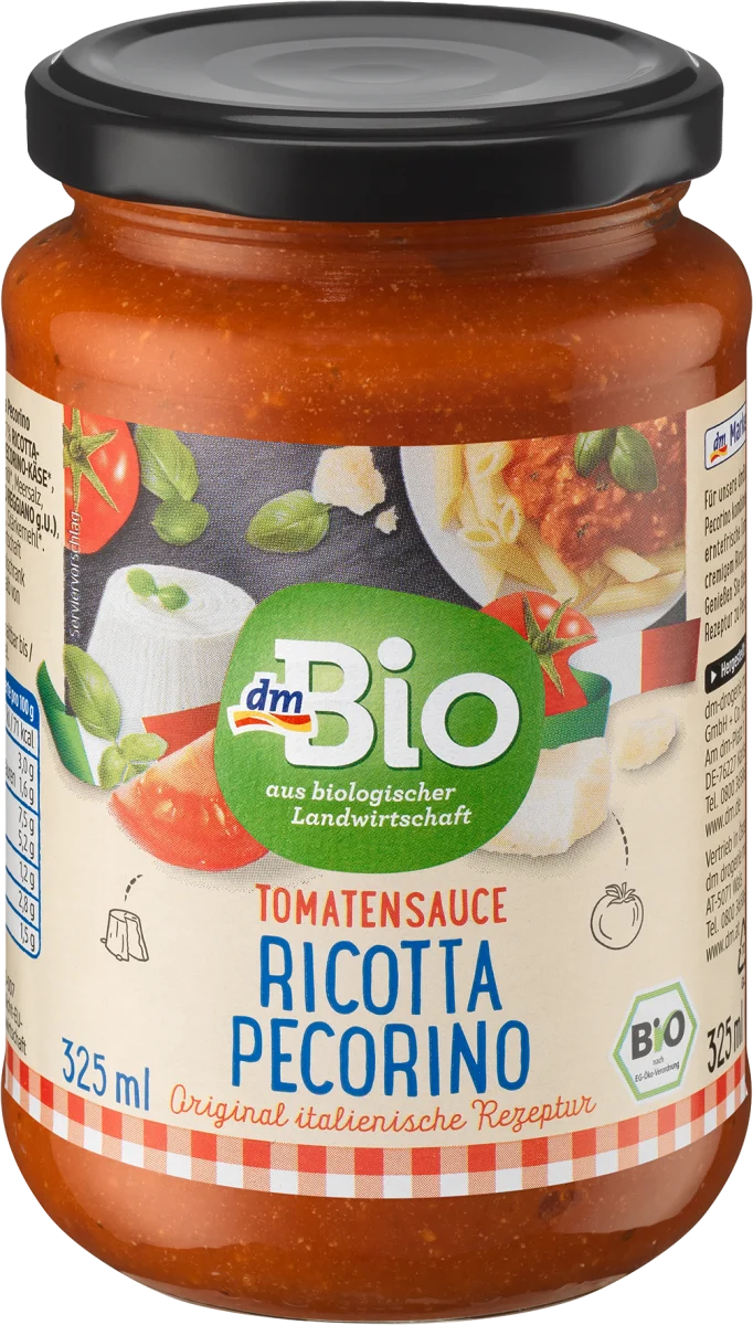 Paradajz sos Ricotta/Pecorino, 325 ml