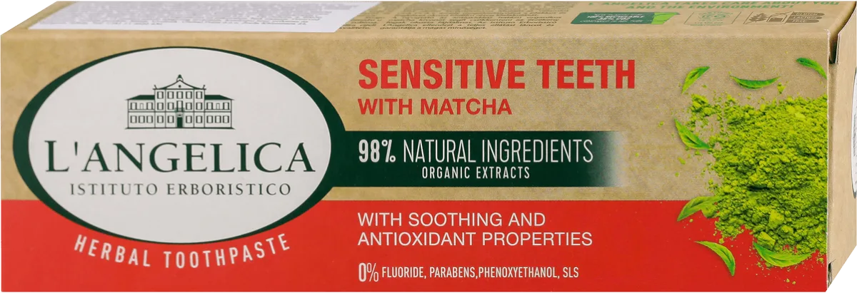 Pasta za zube, SENSITIVE, MATCHA, 75 ml