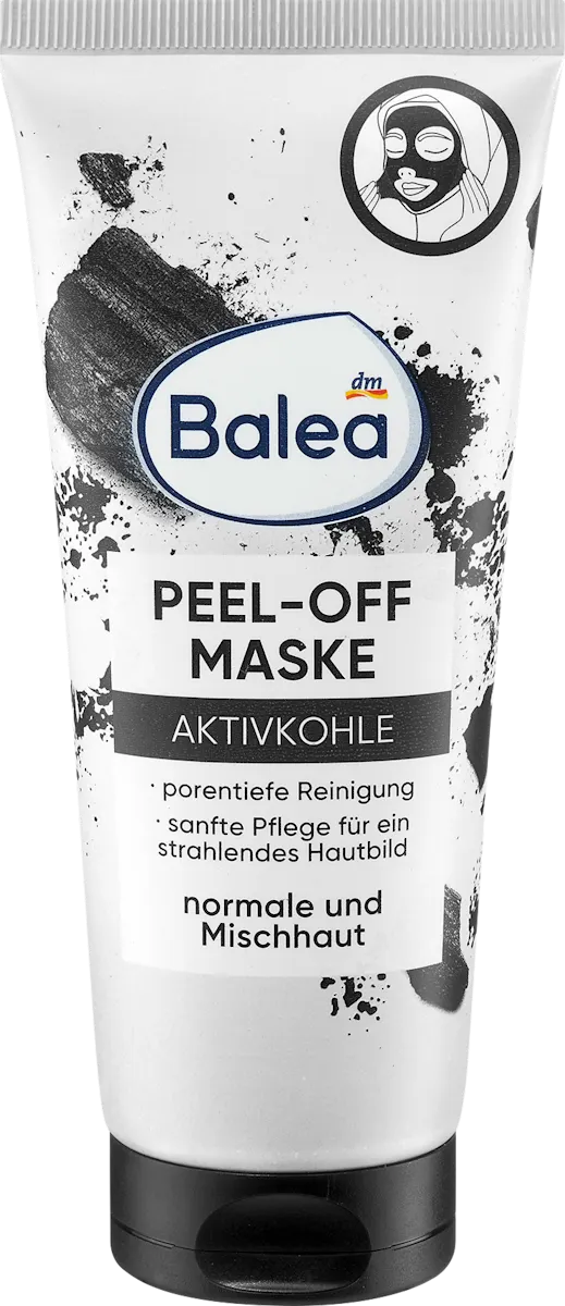 Peel-off maska za lice sa aktivnim ugljem, 100 ml