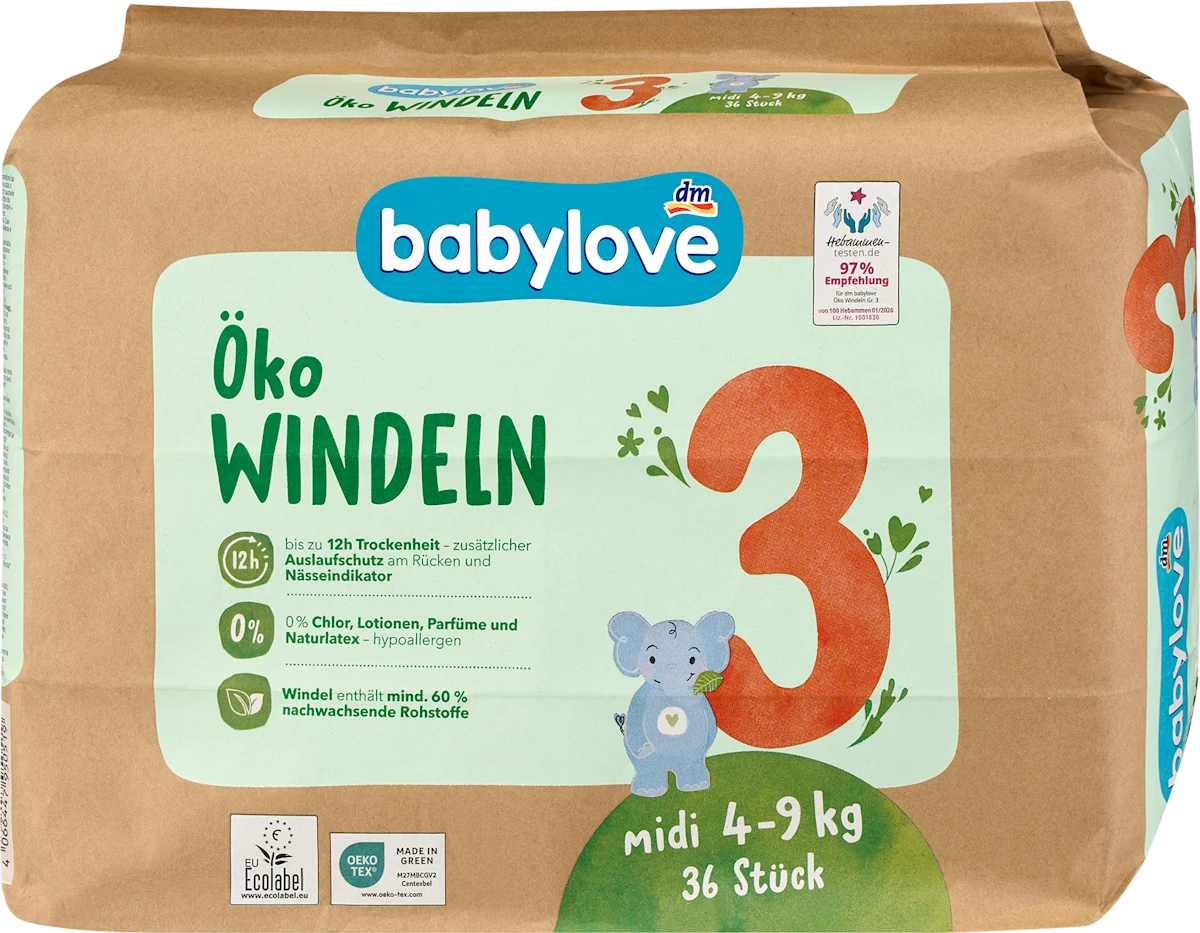 Pelene midi veličina 3 (4-9 kg), 36 kom