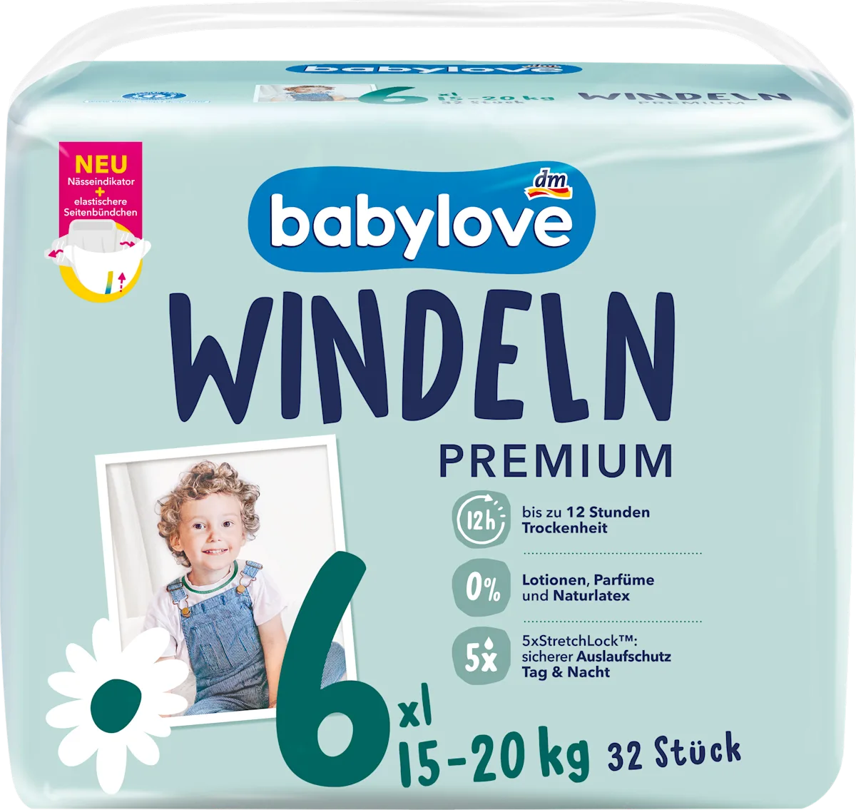 Pelene PREMIUM xl veličina 6 (15-20 kg), 32 kom