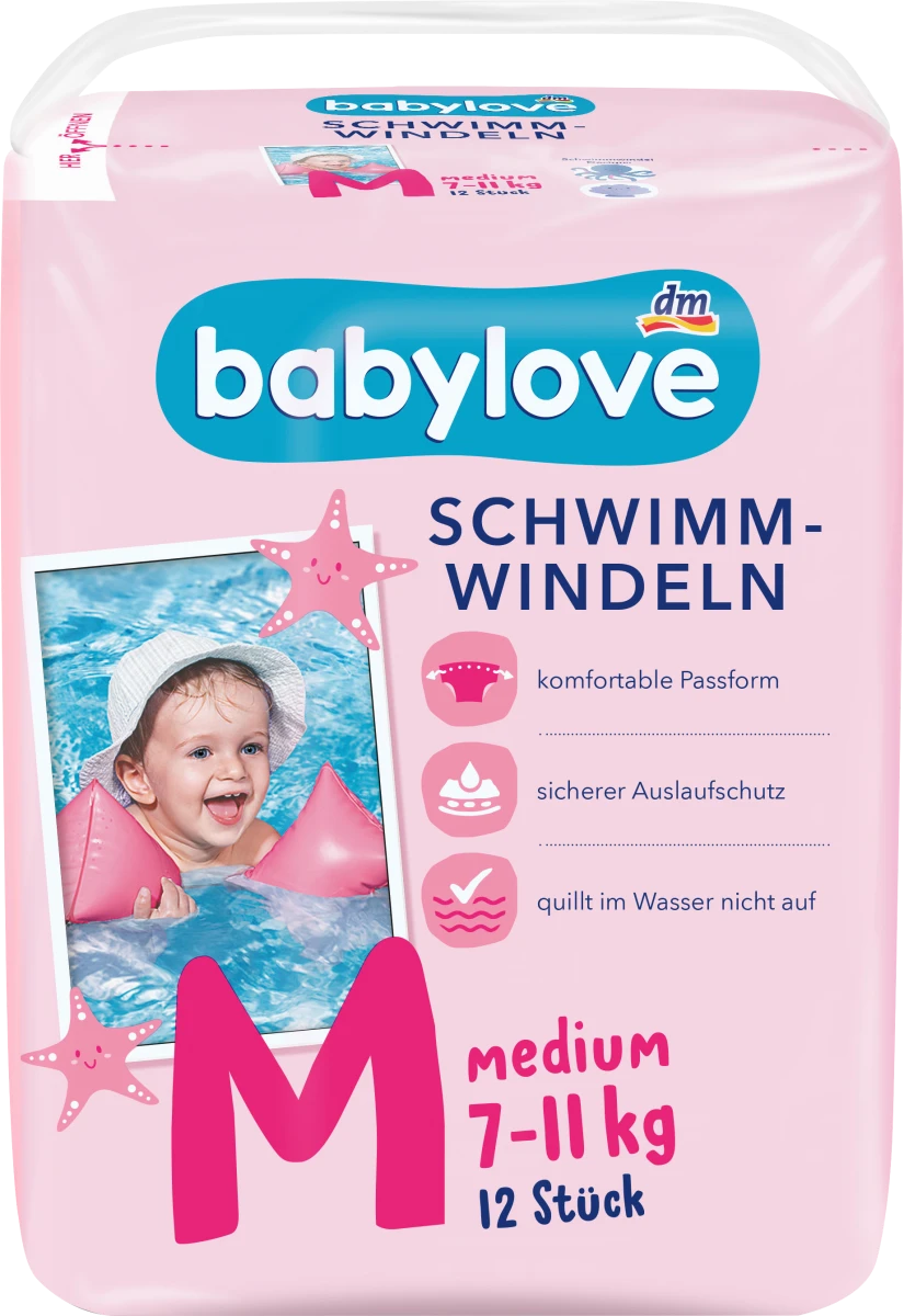 Pelene za plivanje, veličina M- medium (7- 11 kg ), 12 kom