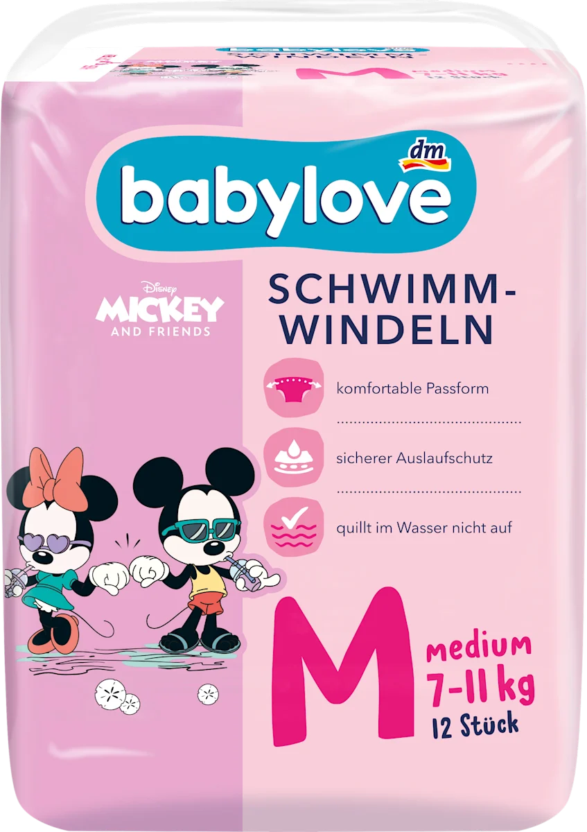 Pelene za plivanje, veličina M- medium (7-13kg), 12 kom