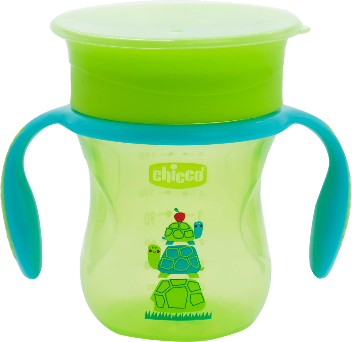 Perfect 360° no spill čaša - zelena, 200ml,  od..., 1 kom