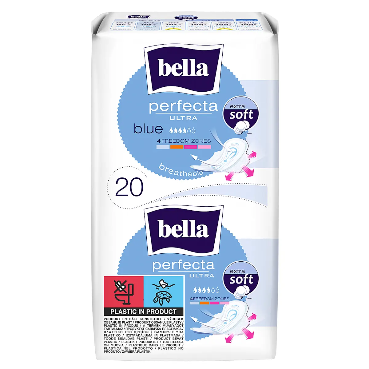 perfecta ULTRA blue - ciklusni ulošci sa krilcima, 20 kom
