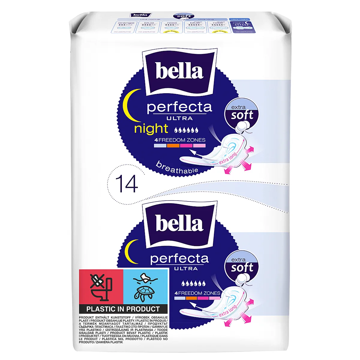 perfecta ULTRA night extra soft - ciklusni ulošci..., 14 kom