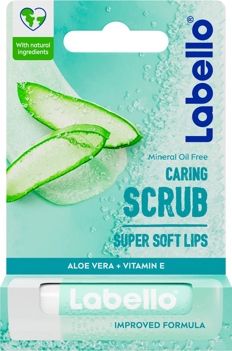 Piling za usne Caring Scrub, 4,8 g