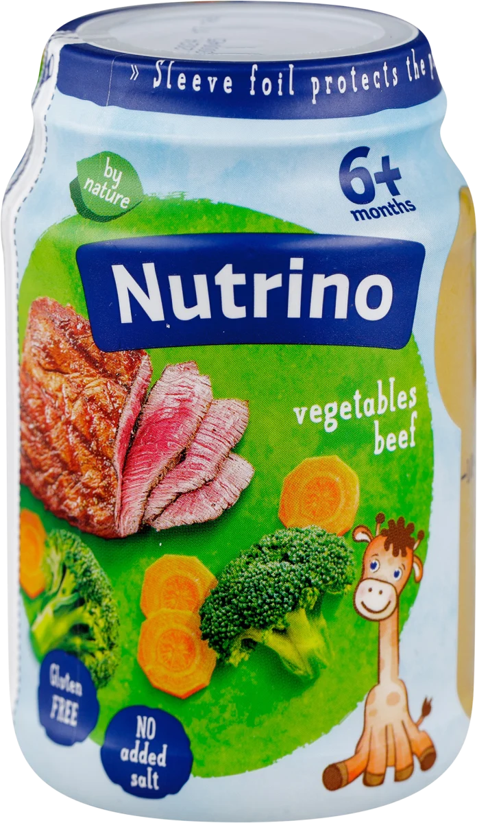 Pire od  povrća sa junetinom, od 6. meseca, 190 g