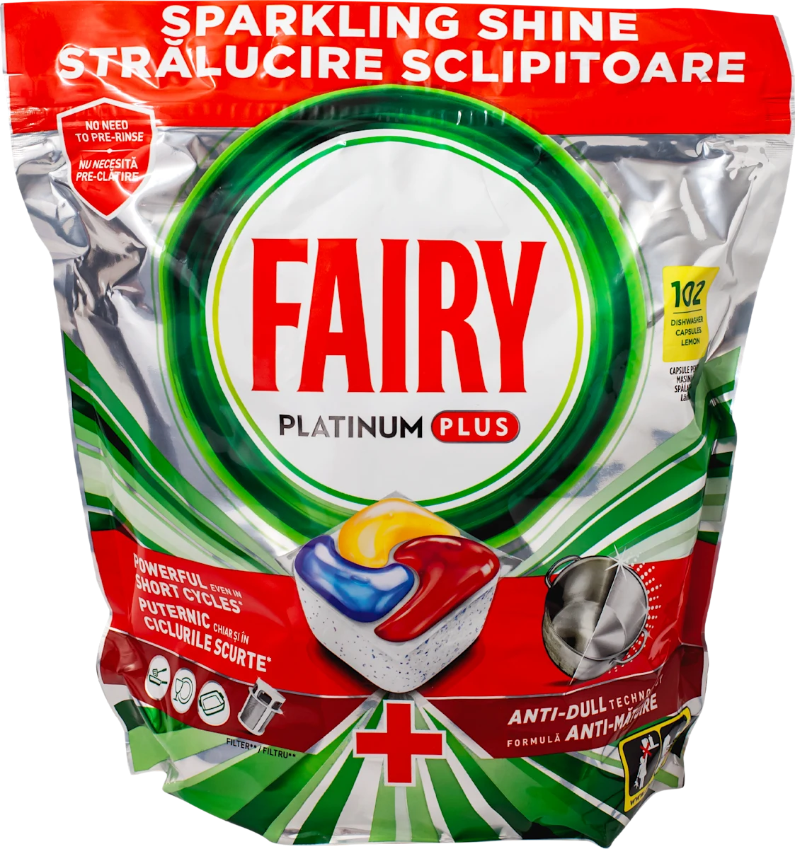 PLATINUM PLUS tablete za pranje sudova 1, 102 kom