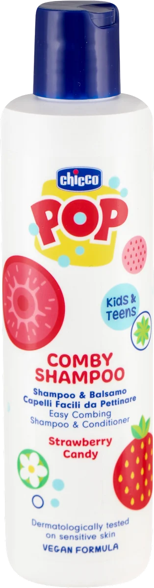 POP šampon i balzam za kosu, jagoda, 250 ml