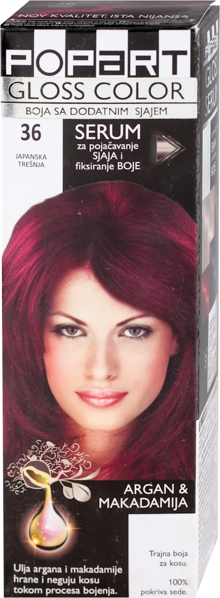 POPART GLOSS COLOR 36 - JAPANSKA TREŠNJA boja za..., 1 kom