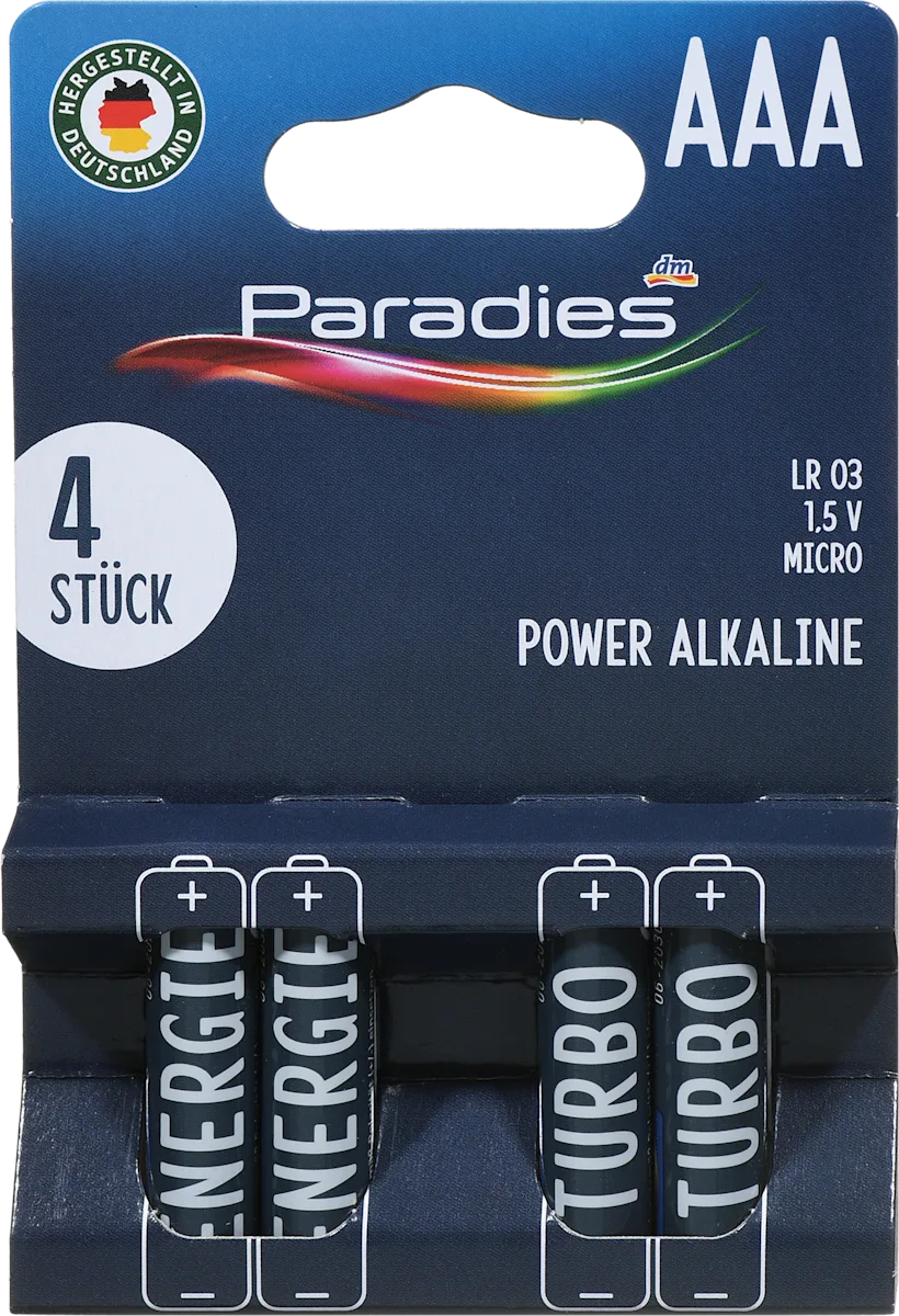 Power alkalne Micro AAA baterije, 4 kom