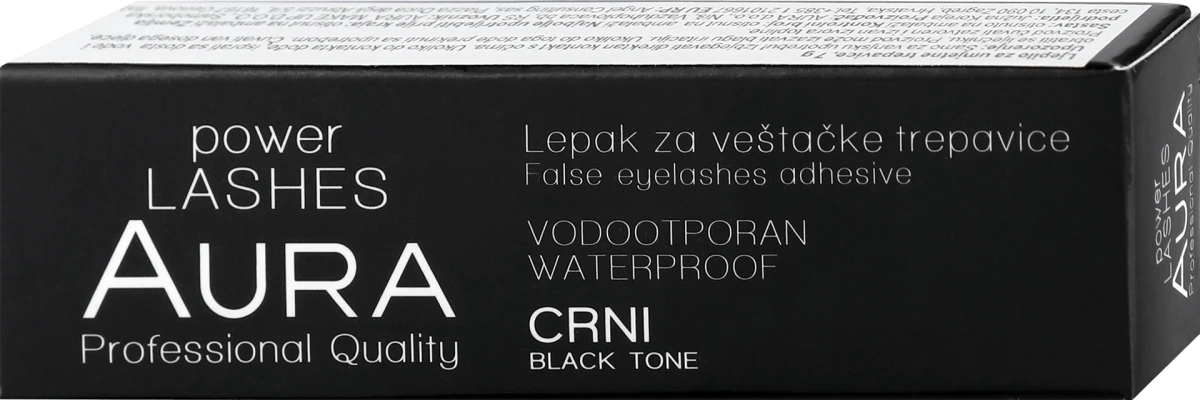Power Lashes lepak za veštačke trepavice – crno, 1 kom