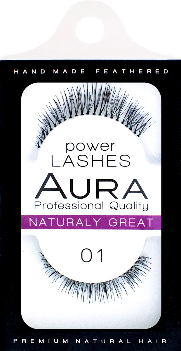 Power Lashes veštačke trepavice – 01 Naturaly..., 1 kom