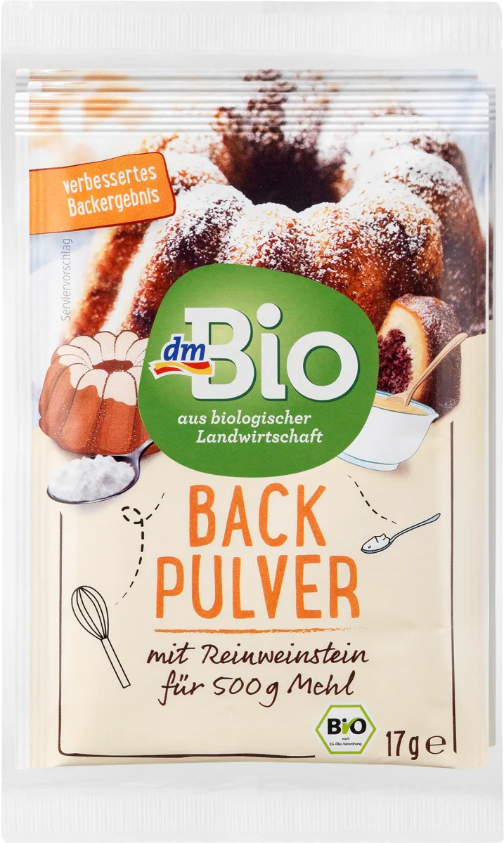 Prašak za pecivo, 4x17g, 68 g