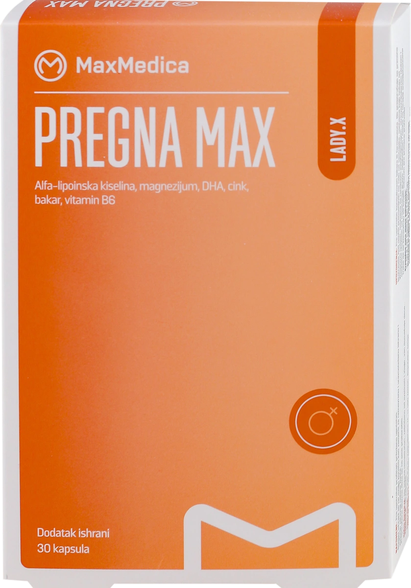 PREGNA MAX kapsule, 30 kom