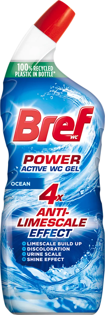 PREMIUM ACTIVE gel za čišćenje i osvežavanje WC šolje - Ocean, 750 ml