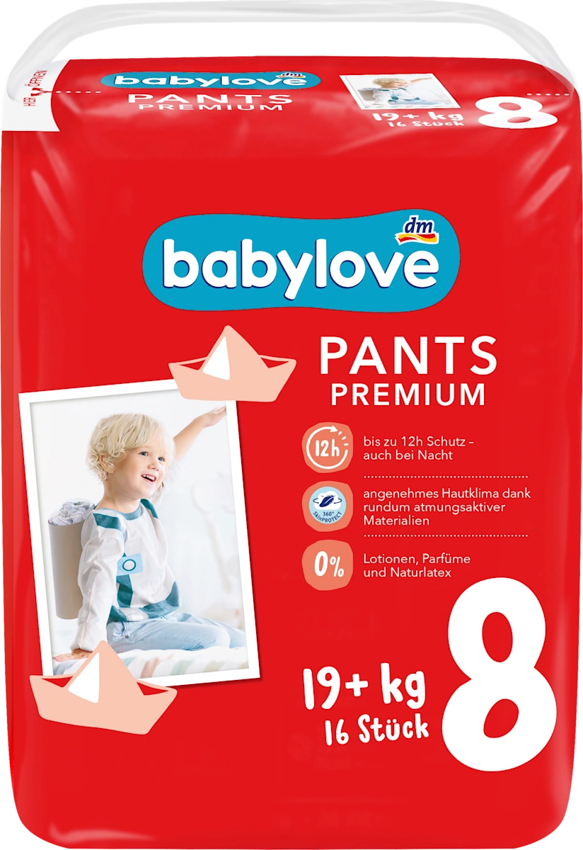PREMIUM pelene gaćice, veličina 8 (19+ kg), 16 kom