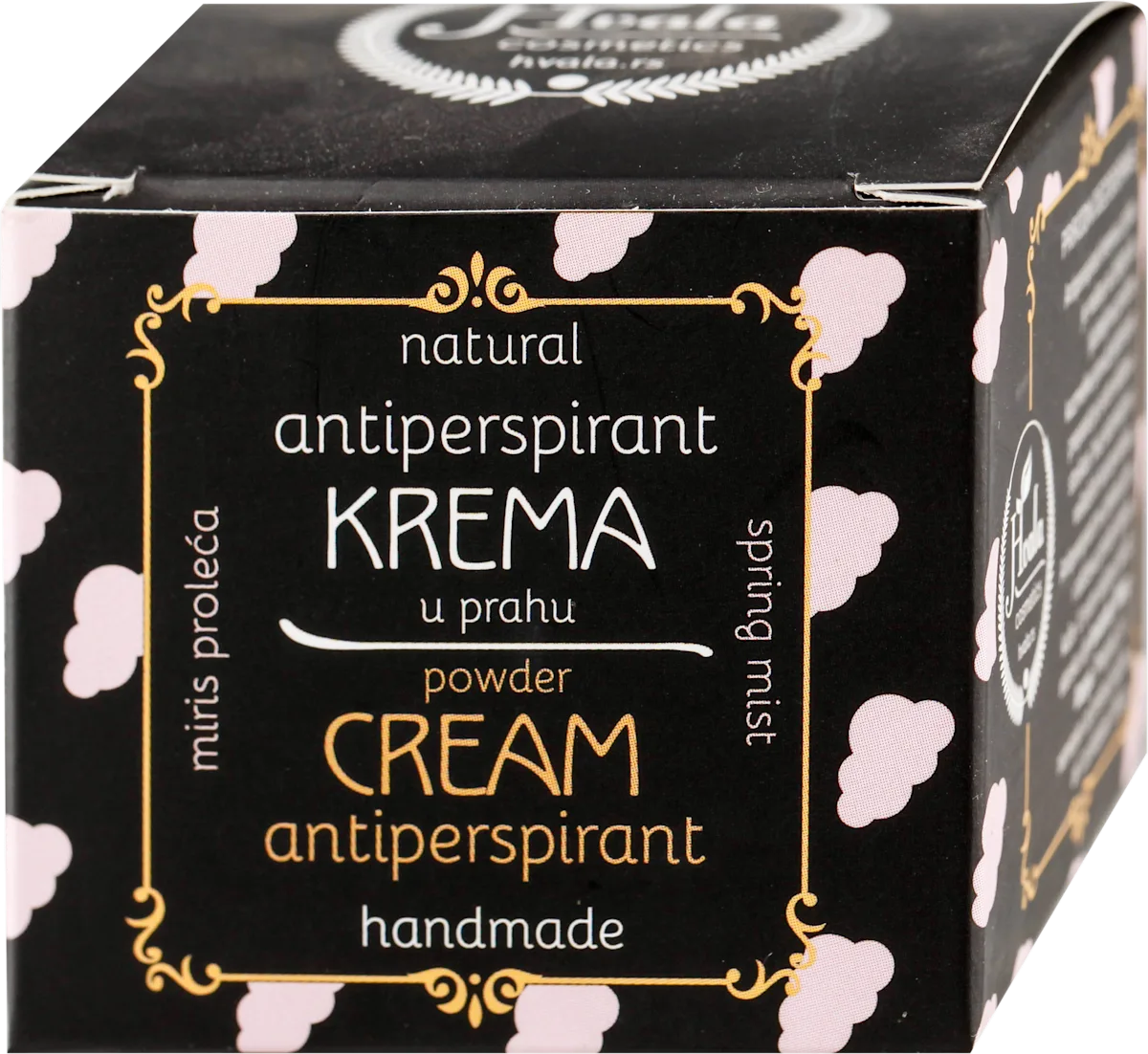 Prirodni dezodorans, antiperspirant krema u prahu..., 50 ml