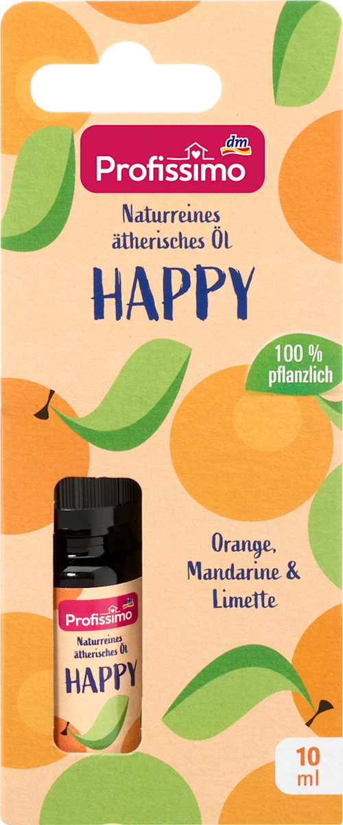 Prirodno čisto eterično ulje Happy, 10 ml