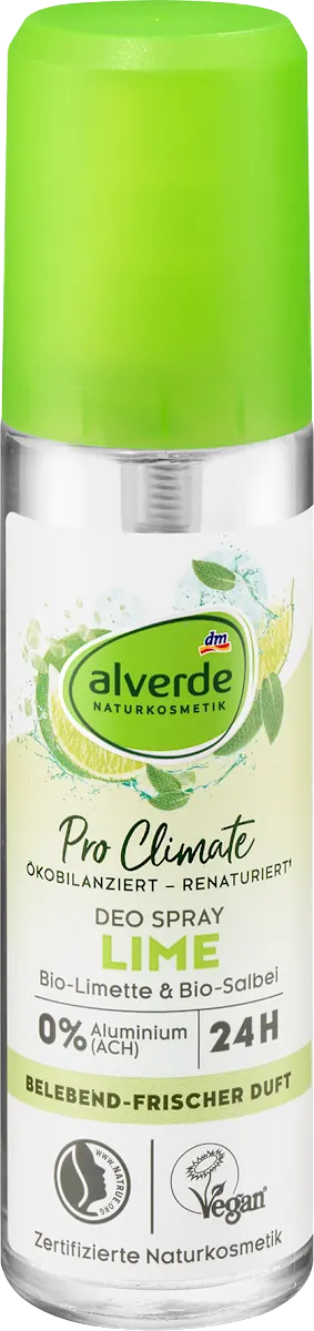 Pro Climate dezodorans u spreju - organska limeta..., 75 ml