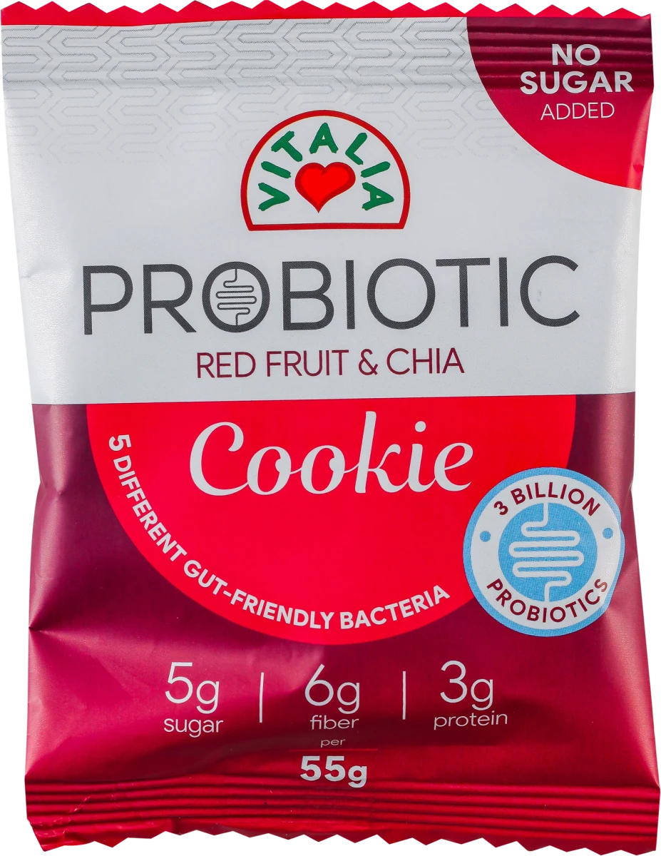 PROBIOTIC kolač, crveno voće i čia, 55 g