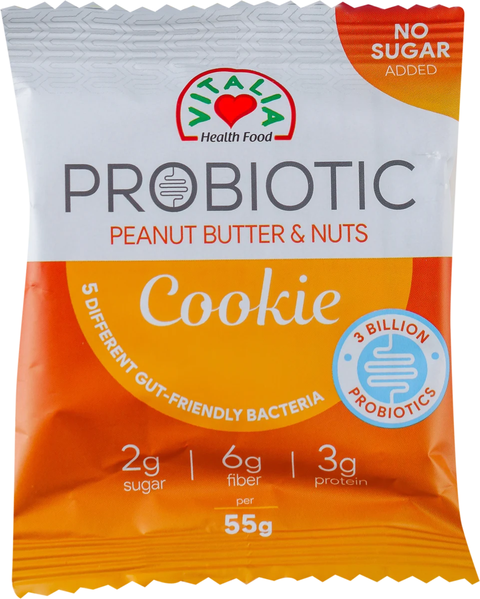 PROBIOTIC kolač, kikiriki puter i jezgrasto voće, 55 g