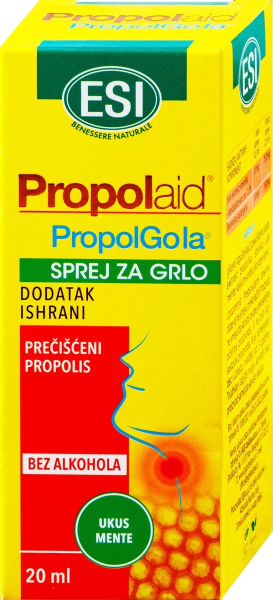 Propolaid PropolGola sprej za grlo, 20 ml