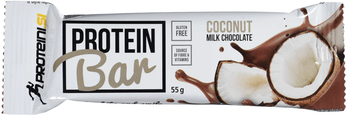 PROTEIN Bar - kokos i mlečna čokolada, 55 g