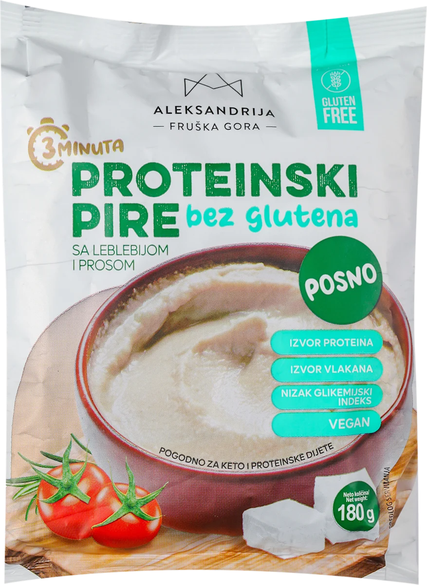 PROTEINSKI PIRE bez glutena, 180 g