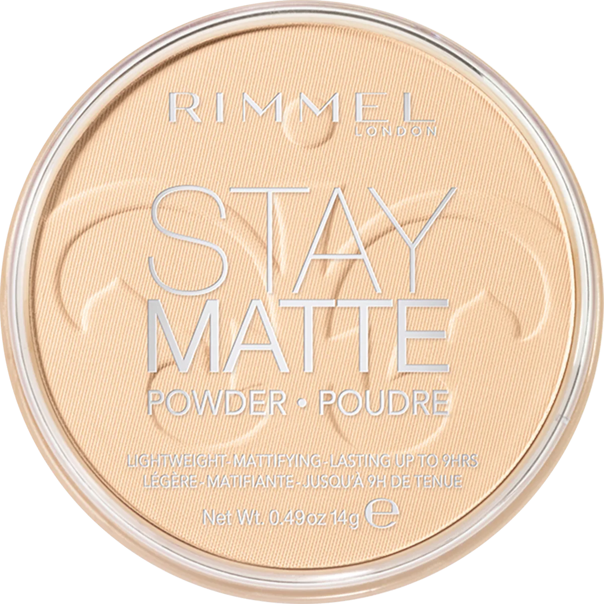 Puder u kamenu, STAY MATTE- 001 Transparent, 14 g